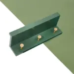 Homeko Wall Storage Shelf with Gold Hooks