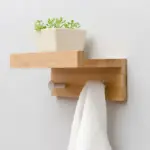 Homeko Wall Storage Shelf with Hooks