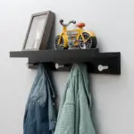 Homeko Wall Storage Shelf with Hooks