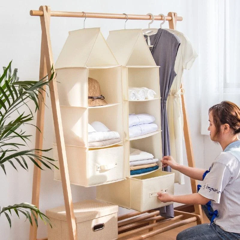 Homeko Wardrobe Hanging Shelves -