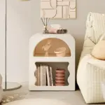 Homeko Wavy Abstract Boho Side Table