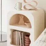 Homeko Wavy Abstract Boho Side Table