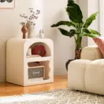 Homeko Wavy Abstract Boho Side Table
