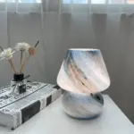 Homeko Way Mushroom Glass Table Lamp