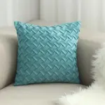 Homeko Weaved Faux Suede Pillow Covers