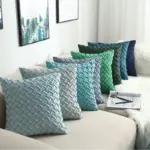 Homeko Weaved Faux Suede Pillow Covers