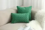 Homeko Weaved Faux Suede Pillow Covers