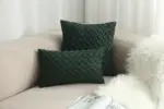 Homeko Weaved Faux Suede Pillow Covers
