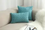 Homeko Weaved Faux Suede Pillow Covers