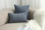 Homeko Weaved Faux Suede Pillow Covers