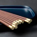 Homeko Wenge Wood Chopsticks and Chopstick Rests 5 Sets