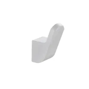 Homeko White Aluminium Robe Wall Hooks