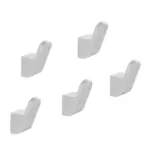 Homeko_White_Aluminium_Robe_Wall_Hooks_-_-4291624 Homeko White Aluminium Robe Wall Hooks