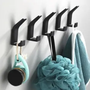 Homeko & White Aluminum Wall Hooks Decorative