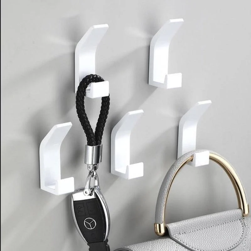 Homeko & White Aluminum Wall Hooks Decorative -