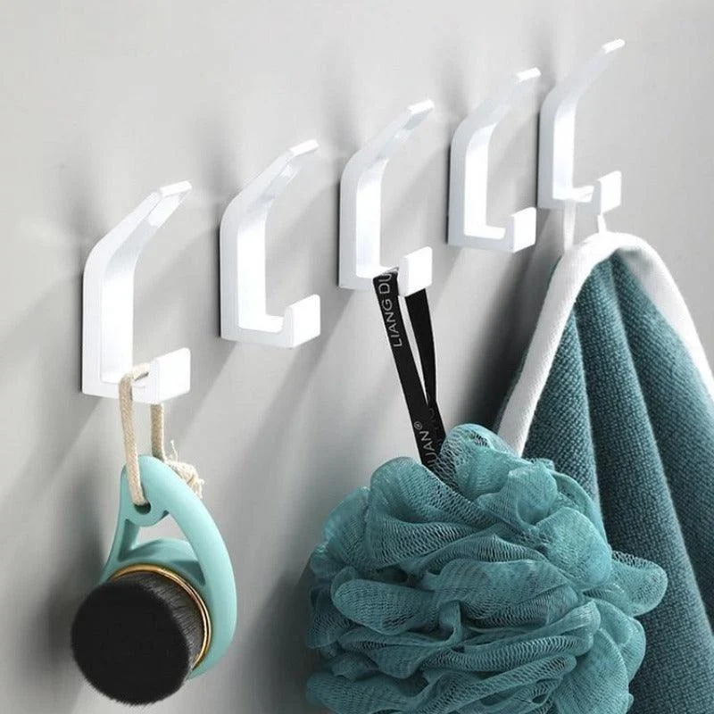 Homeko & White Aluminum Wall Hooks Decorative -