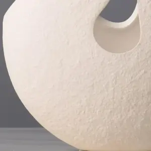Homeko White Cracked Egg Vases