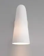 Homeko White Glass Wall Lamp