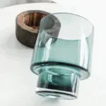 Homeko Wood Base Vases