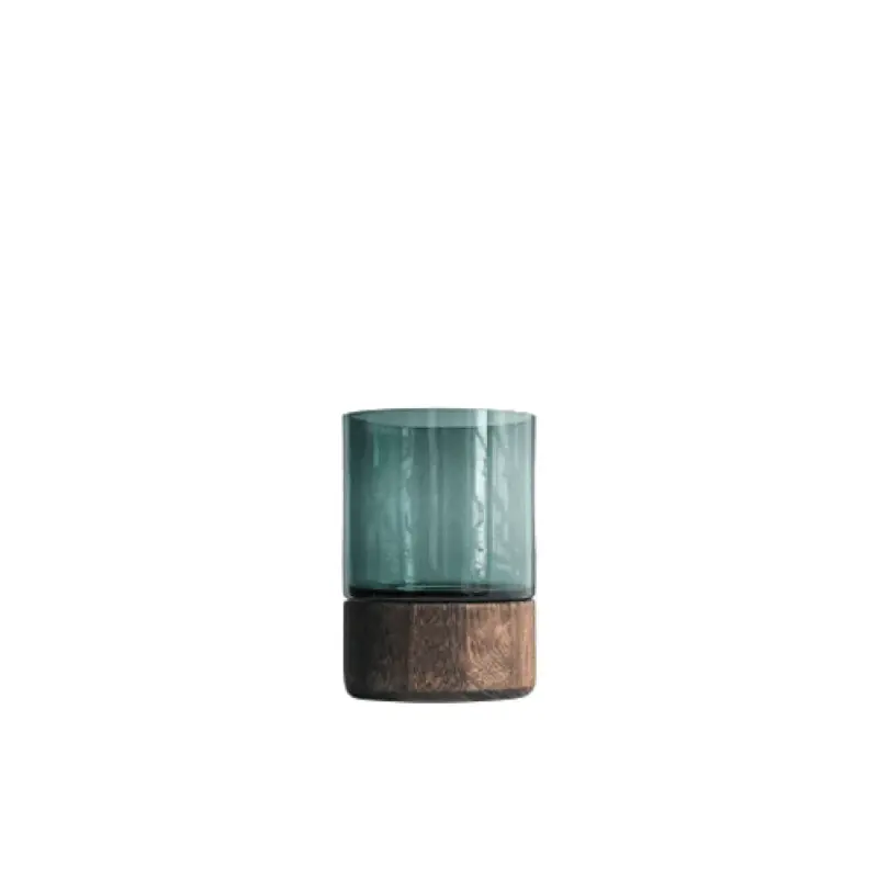 Homeko Wood Base Vases