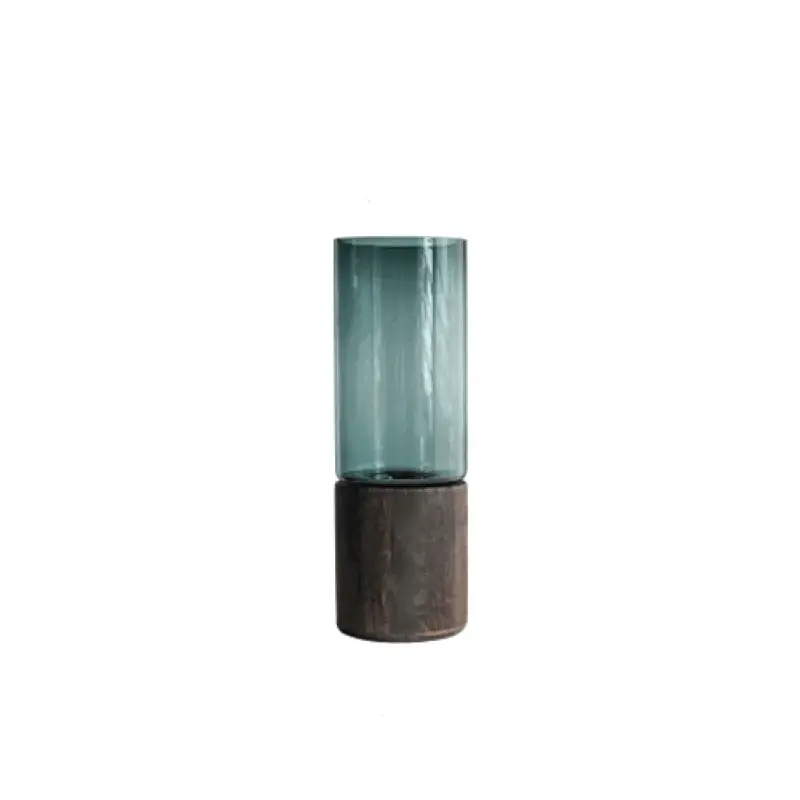 Homeko Wood Base Vases