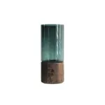 Homeko Wood Base Vases