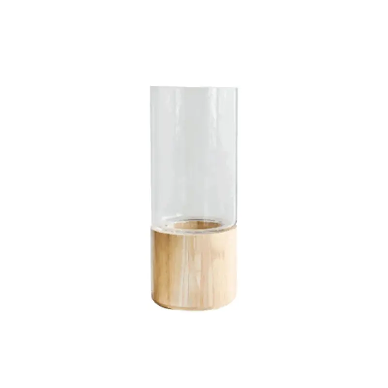 Homeko Wood Base Vases