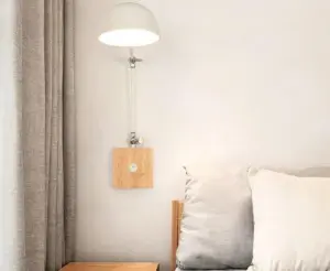 Homeko Wood Bedhead Wall Light