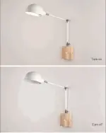 Homeko Wood Bedhead Wall Light
