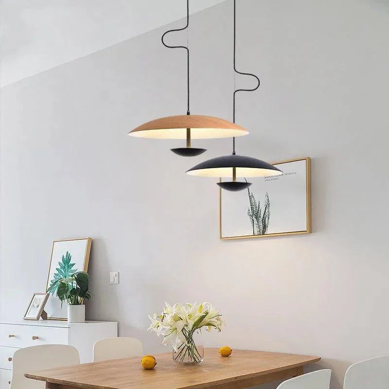 Homeko Wood Grain Pendant Light -