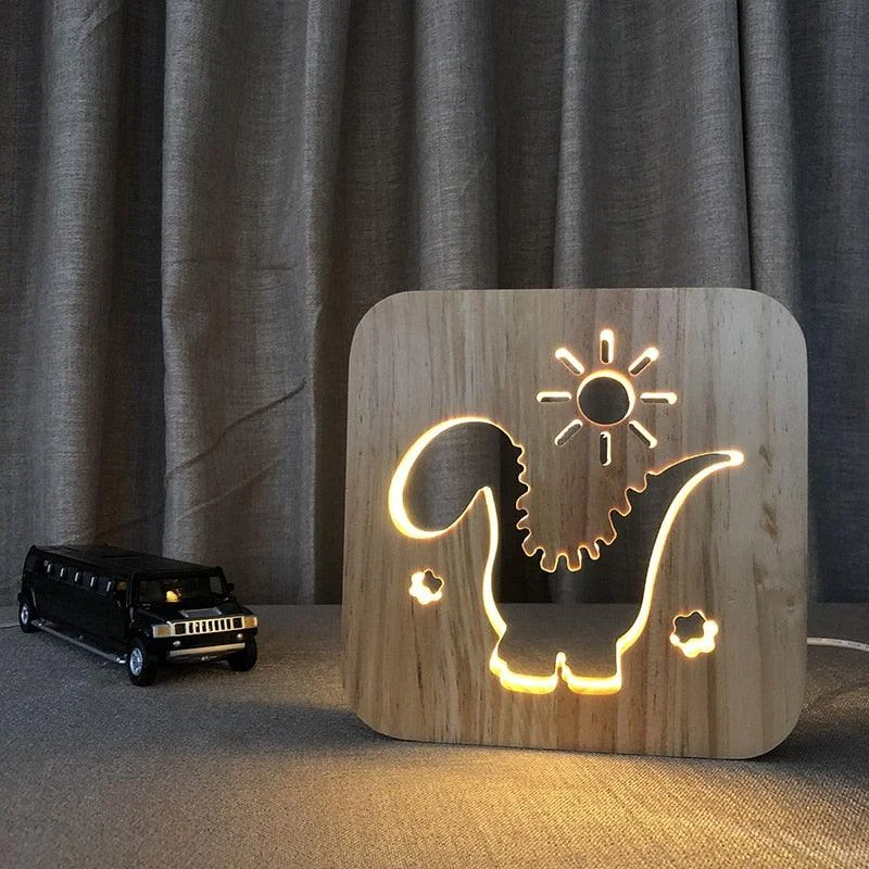 Homeko Wood LED Night Light -