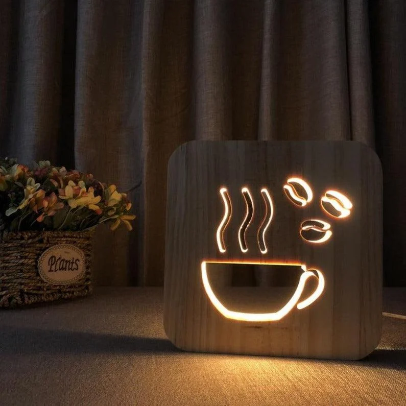 Homeko Wood LED Night Light -