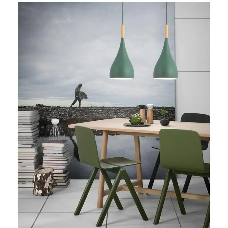 Homeko Wood Macaroon Lights Dining Area Lamps