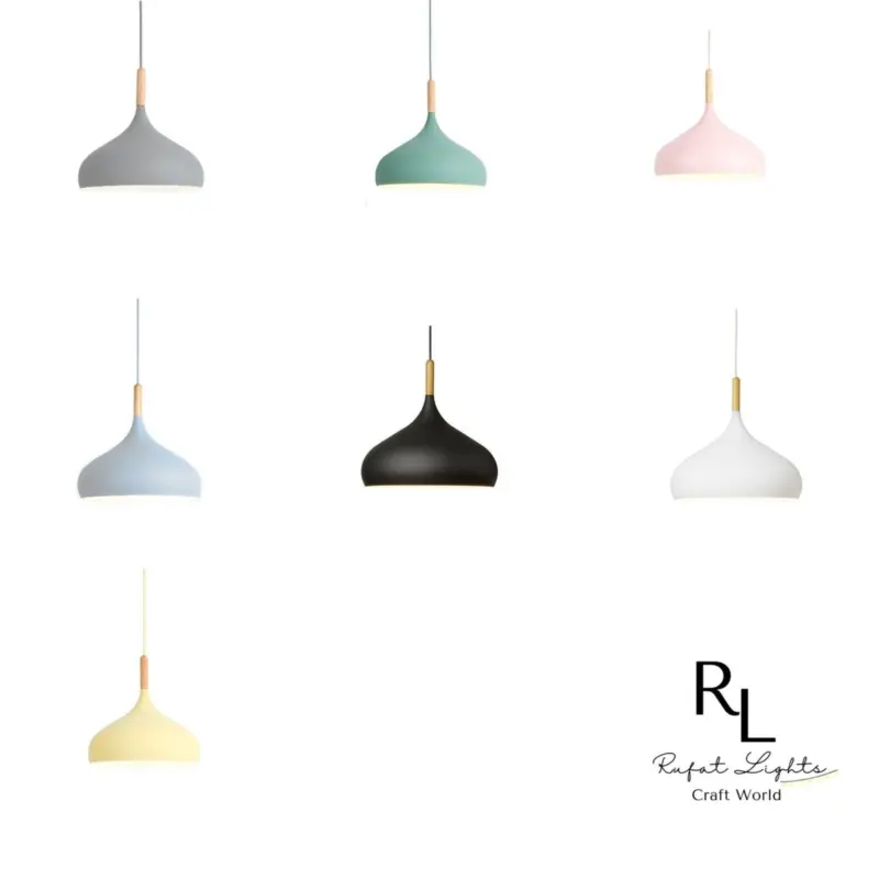 Homeko Wood Macaroon Lights Dining Area Lamps