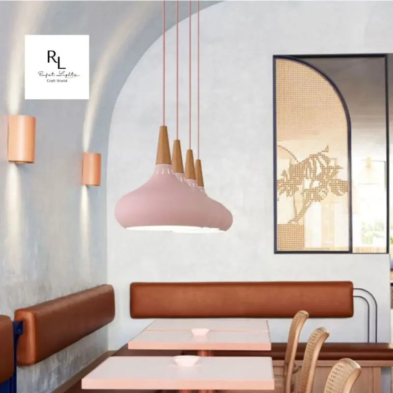 Homeko Wood Metal Pendant Lights