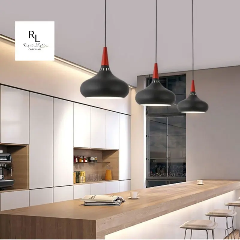 Homeko Wood Metal Pendant Lights