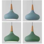 Homeko Wood Metal Pendant Lights