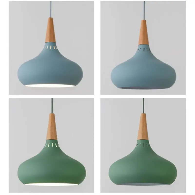 Homeko Wood Metal Pendant Lights