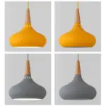 Homeko Wood Metal Pendant Lights