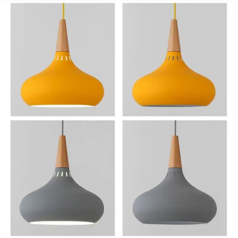 Homeko Wood Metal Pendant Lights