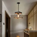 Homeko Wood Pendant Lantern