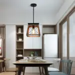 Homeko Wood Pendant Lantern