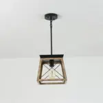 Homeko Wood Pendant Lantern