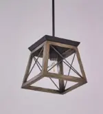 Homeko Wood Pendant Lantern