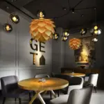 Homeko Wood Pinecone Pendant Light