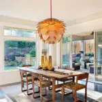 Homeko Wood Pinecone Pendant Light