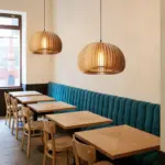 Homeko Wood Pumpkin Pendant Light