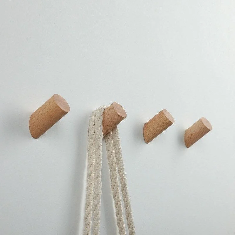 Homeko Wooden Peg Wall Hooks -