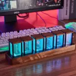 Homeko Wooden RGB Clock