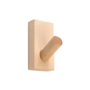 Homeko Wooden Rectangular Wall Hooks
